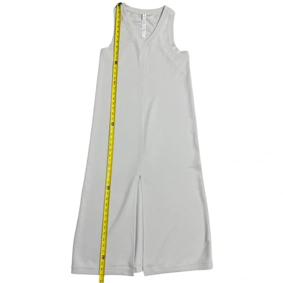 Lululemon Ease of it All V-Neck Midi Dress SZ 8 White Opal Athleisure Casual GUC - Picture 9 of 11
